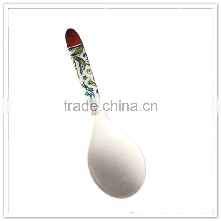 Wholesale kitchen items break-resistant large melamine kitchen tools, colored plastic rice spoons