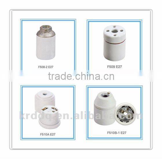 e27 porcelain lamp holder types