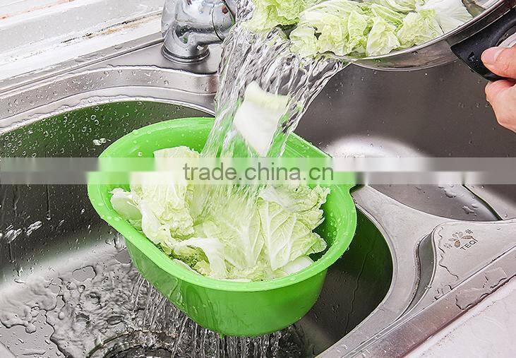 PP plastic hanging sink drain basket for kitchen