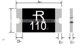 SMD 1812 PPTC Resetable thermal Fuse