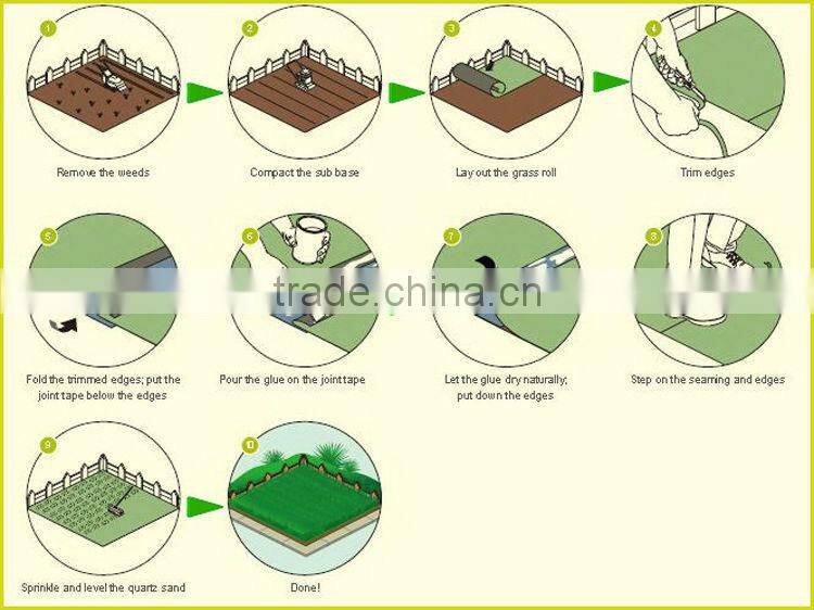 Landscaping Artificial Grass Carpet for Shopping Mall
