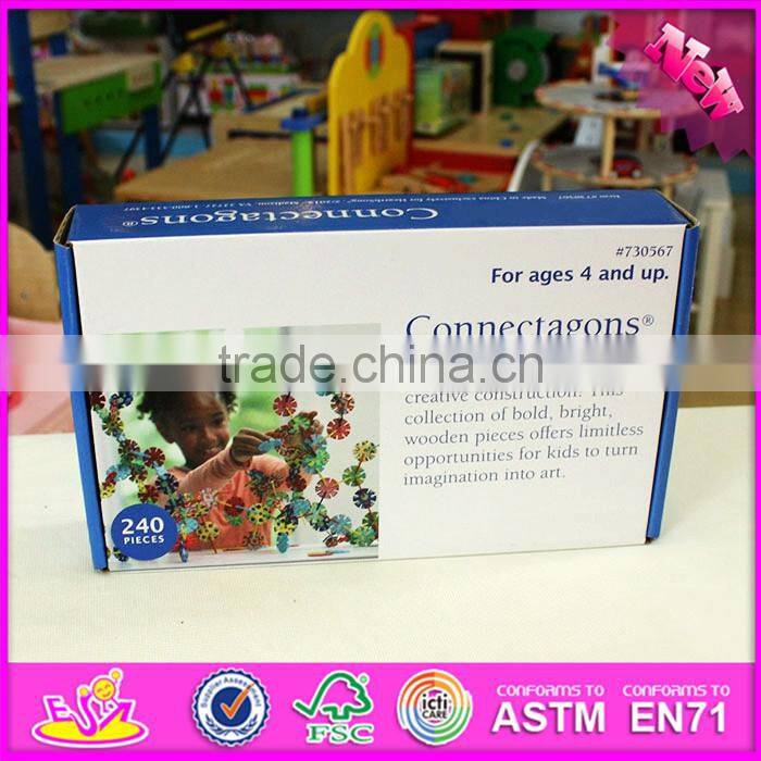 2016 new design baby wooden splicing toy, top fashion kids wooden splicing toy, imaginative children wooden splicing toy W03B054