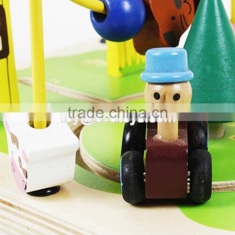 wholesale best wooden bead toys for toddlers educational games wooden bead toys for toddlers W11B141