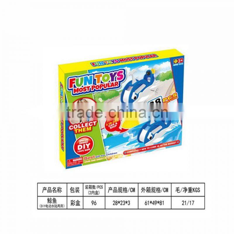 Most cheap 3d puzzle diy toy amphibious car for kids