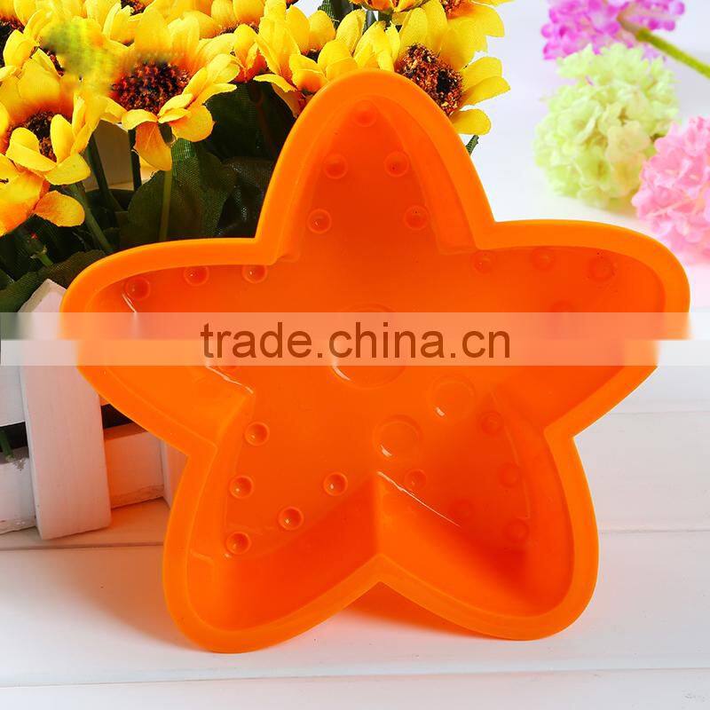 Baking Tools Silicone cup cake Mould Star Design Biscuits Mould