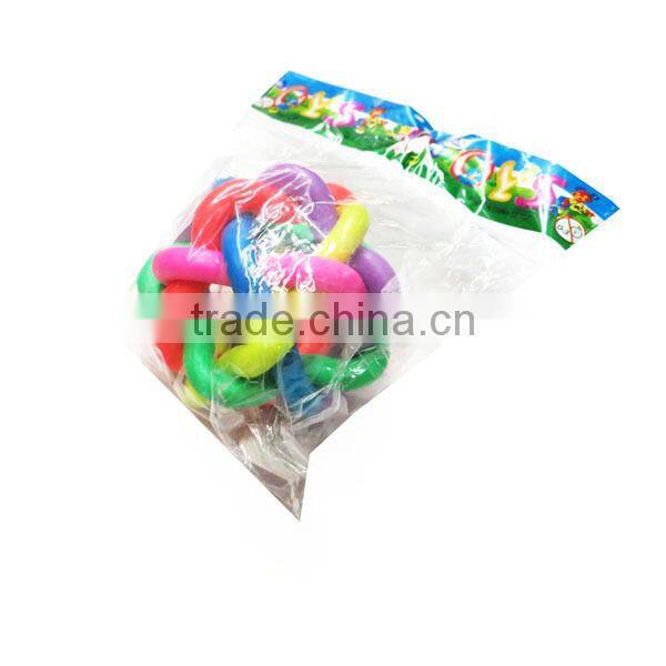 Colorful Ball Plastic Ball With Ring Pet Ball