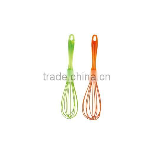 E02-P3 High Quality Plastic Mini Whisk Egg Beater Whisk
