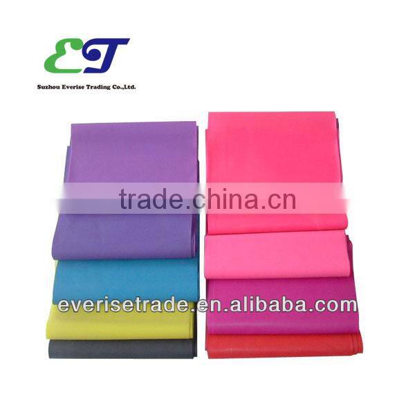 Colorful latex resistance bands / yoga bands / stretch bands