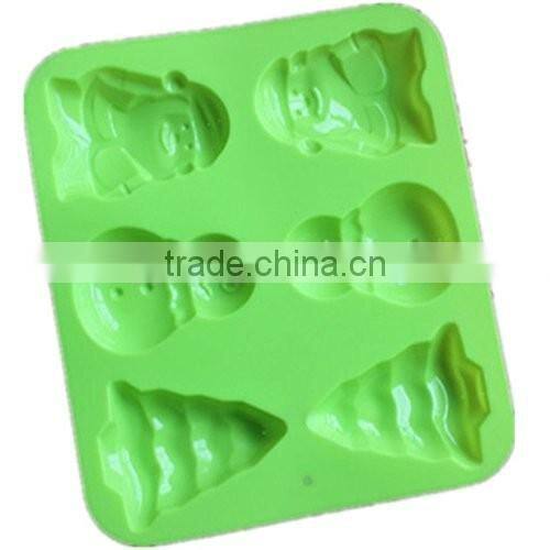 10113Christmas shaped silicone chocolate mould and mold