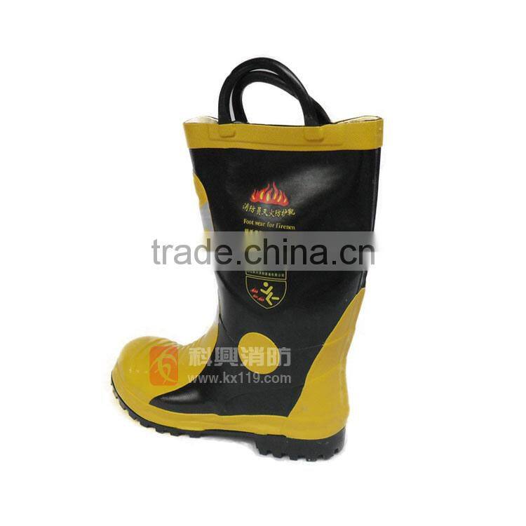 Factory direct sale 2015 New Design steel toe firefighter boots