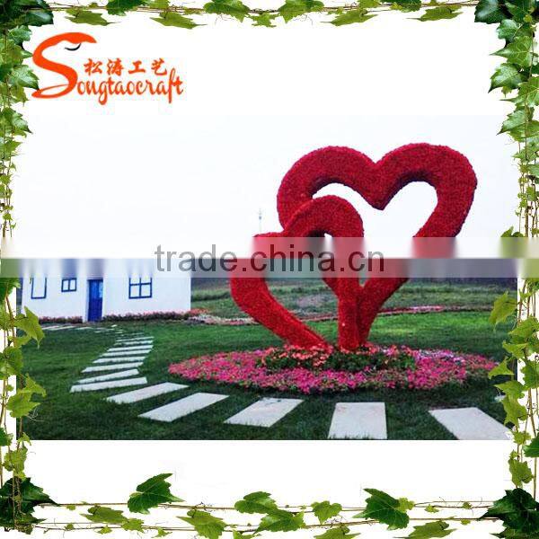 Romantic style artificial plant satue large garden artificial plant statue