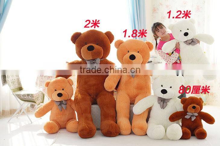 NET Giant Big Cute Deep Brown Plush Teddy Bear Huge Soft 100% Cotton Toy