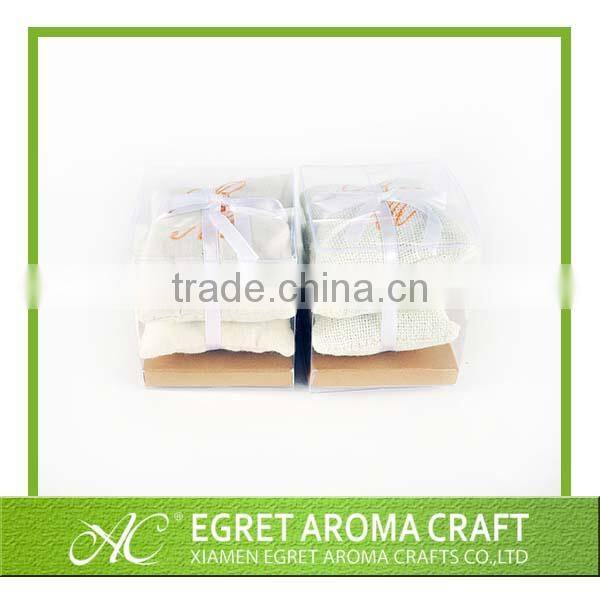 2015 hot sales square shape home decoration scented linen sachets lavender bags