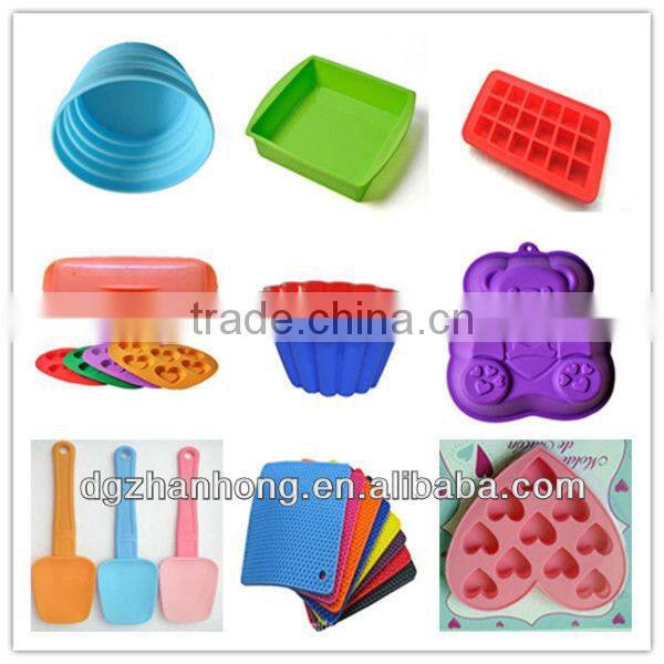 Colorful good silicone tableware mat