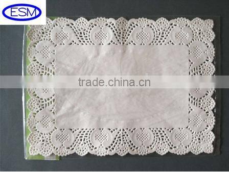 Eco-friendly Paper Doilies with all packing square Table Paper Doilies Inch Paper Doilies