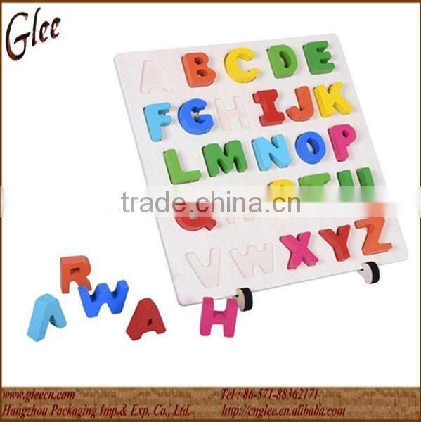 WOODEN Digital alphabet Building blocks