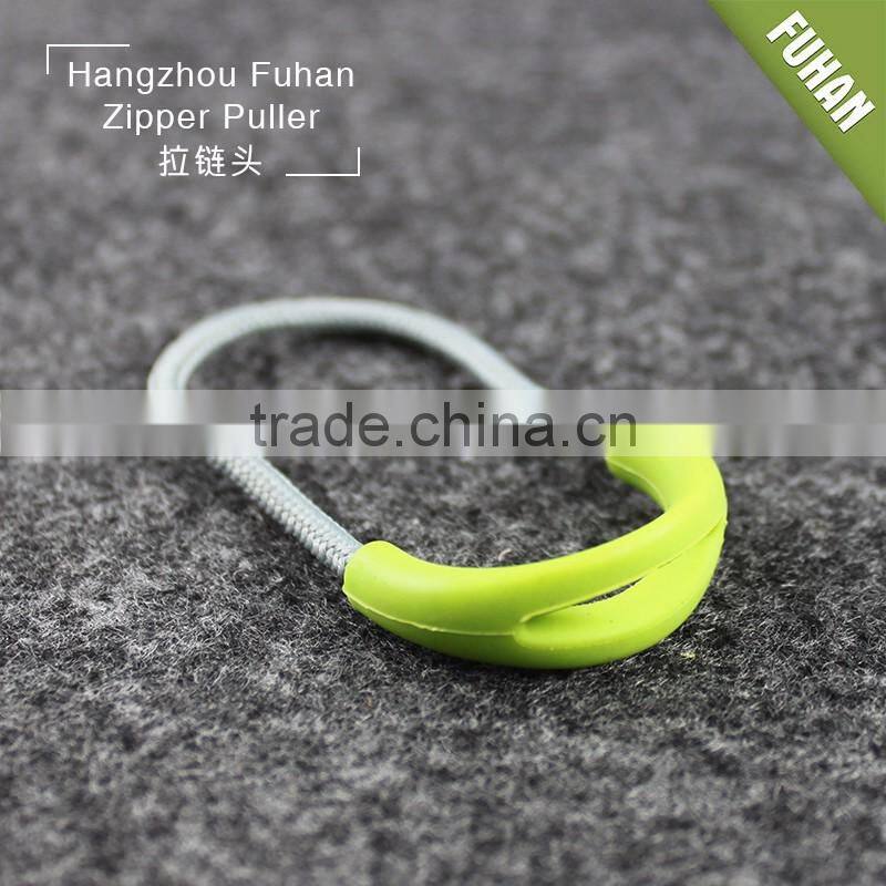 Factory Wholesale Hollowed-out Custom Colorful PVC Zipper Sliders