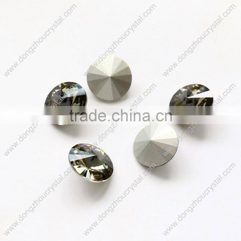 CHINA high quality k9 round crystal glass rhinestones for DIY/jewelry