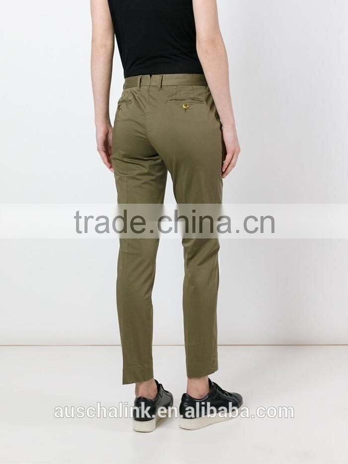 2016 best selling narrow slim bottom trousers women