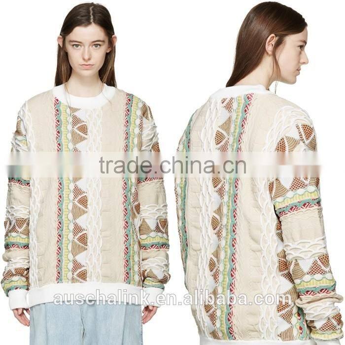 autumn high quality women jacquard sweater fashion pattern