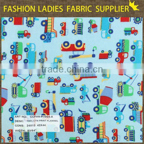 shaoxing textile hot sales 100%cotton print fabric 24x13 cotton fabric flannel shirt flannel blanket flannel fabric