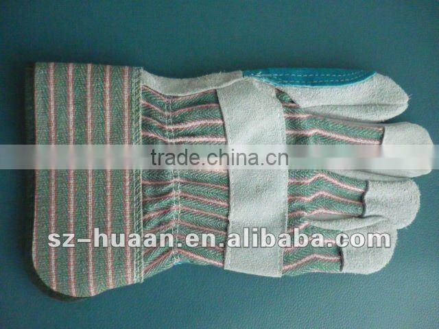 insulation cow leather working gloves