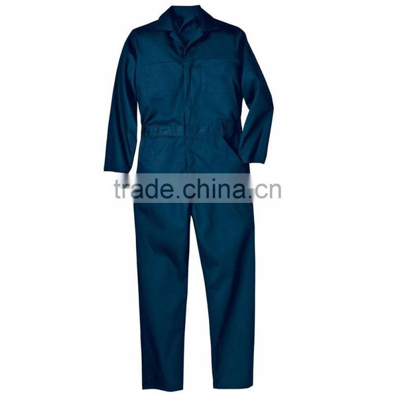 Wholesale Work Wear Clothing Cheap Factory Dark Blue Long Sleeve Coveralls Working uniforms Clothes for men workwear