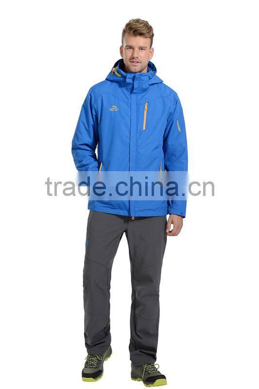 3 in 1 OEM/ODM Fashion Design Waterproof And Windproof Outdoor Jackets For Mens