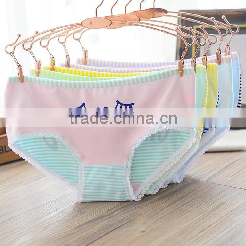 Woman cotton underwear/teen girls boxer comfortable cartoon printing panties Briefs
