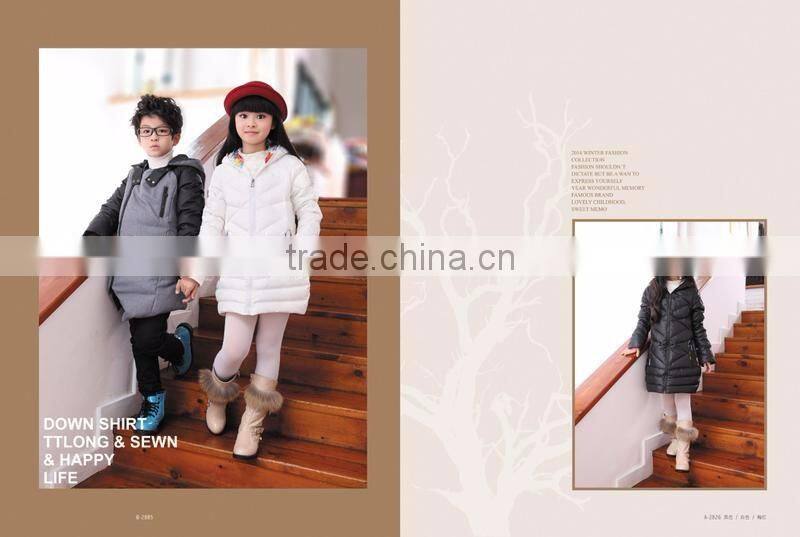 Lovely down jacket in winter for kids