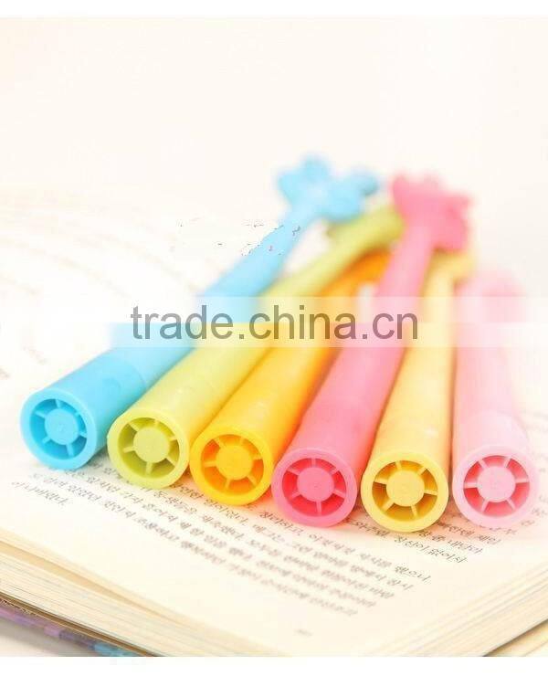 Creative stationery finger shape ballpoint pen flexible silica gel pen office & student pen