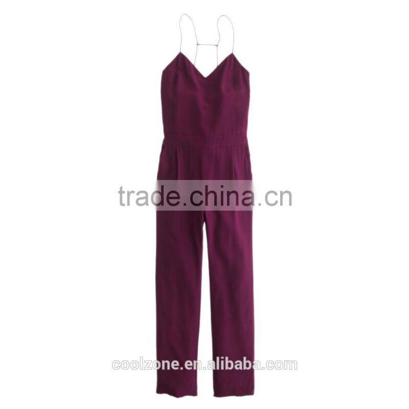 Fashiono strappy summer adult jumpsuit women jumpsuit 2015