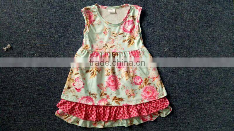 latest children castle printed dress in 2017 fashion girls stylish frocks remake