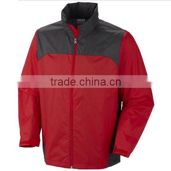 windbreaker jacket mens waterproof polyester jacket