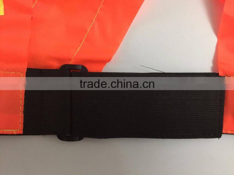 Nylon material reflective work safety man belt with contrast color