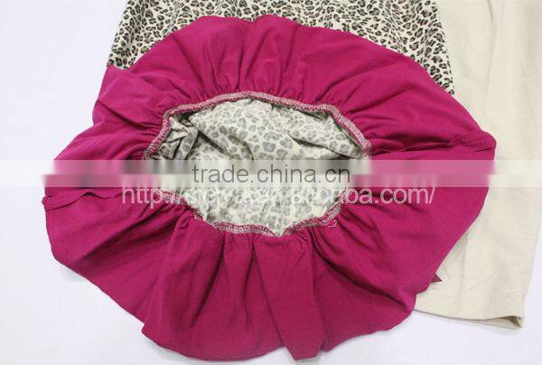 Custom wholesale turkish women pajama set leopard printing design women cotton pajamas