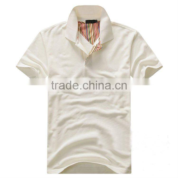 Light green color cotton pique polo t shirt for Great Man