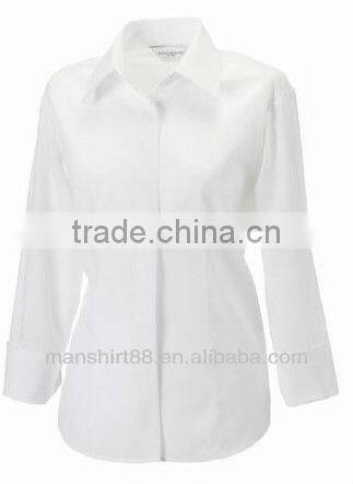 custom Tencel softextile woman Work Shirt Blouse