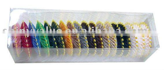 Fashionable mixed colors small round shape sewing thread