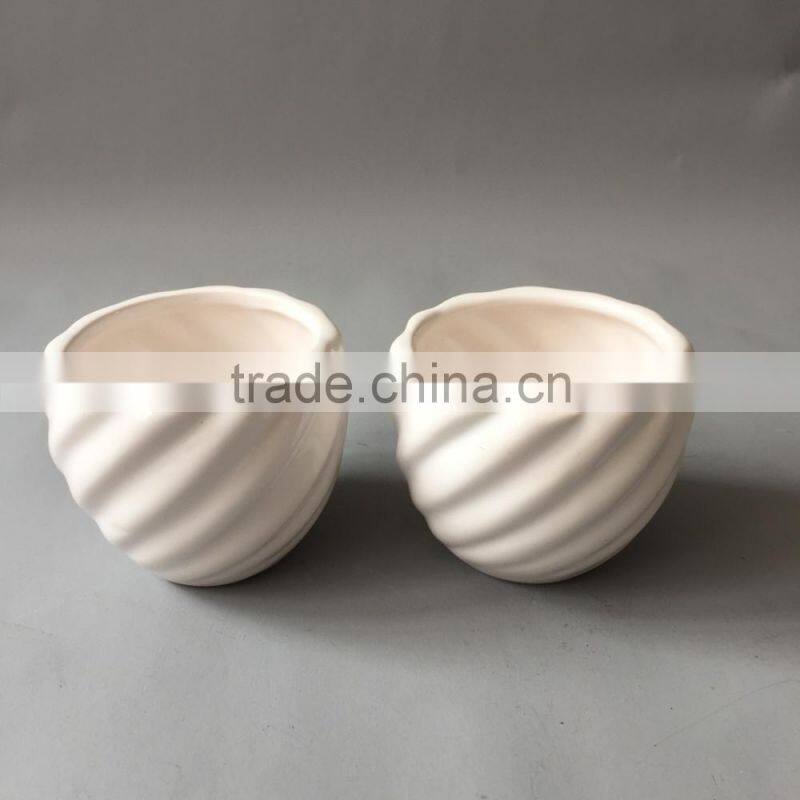 Cheap Modern Mini white decoration desk ceramic flower vase pot