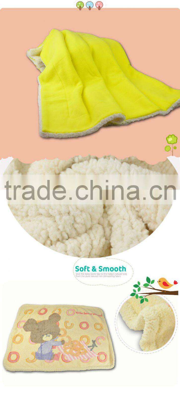 micro fiber winter swaddle knitted blanket