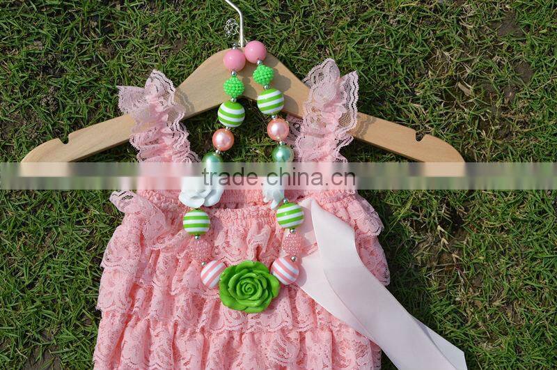 new stocking fashion colorful necklace for baby match with romper