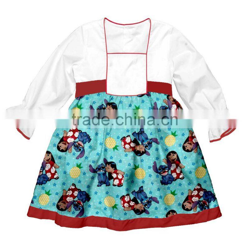Fashion Baby Dress Long Sleeve Pirncess Girls Clothes Spring Autumn Winter Children Dresses For Girl Clothing