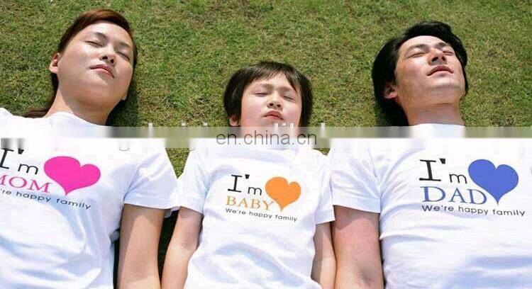 Fashional Customized Family Couple T-shirt