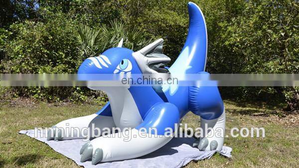 Ningbang hot sale giant inflatable zenith dragon blue color,pvc inflatable toy