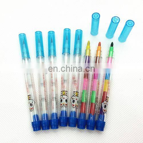 novelty stacked crayons 7 colors