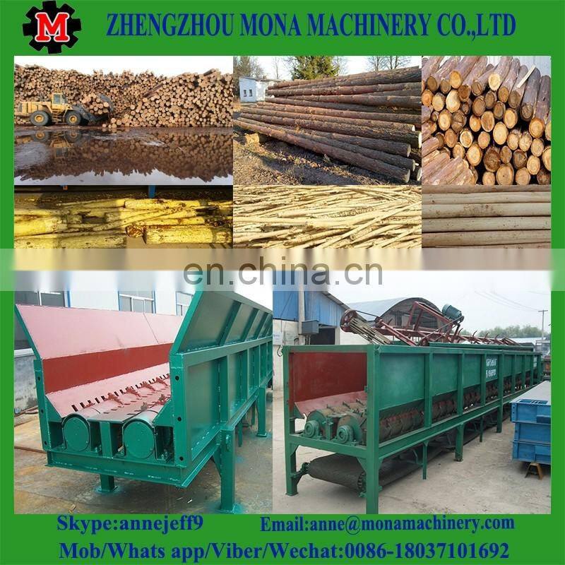 Vertical type wood debarking machine wood logs debarker machine