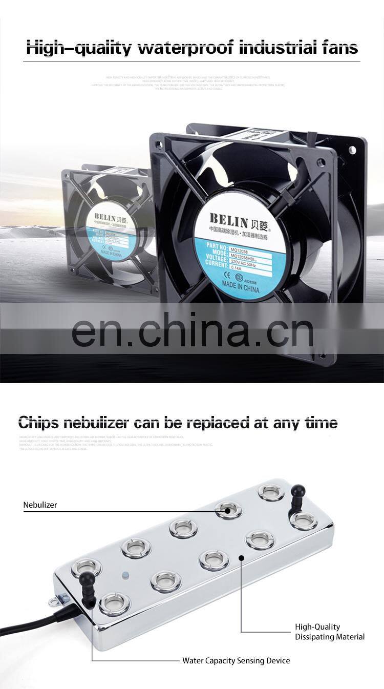 High quality industrial Ultrasonic air humidifier with water