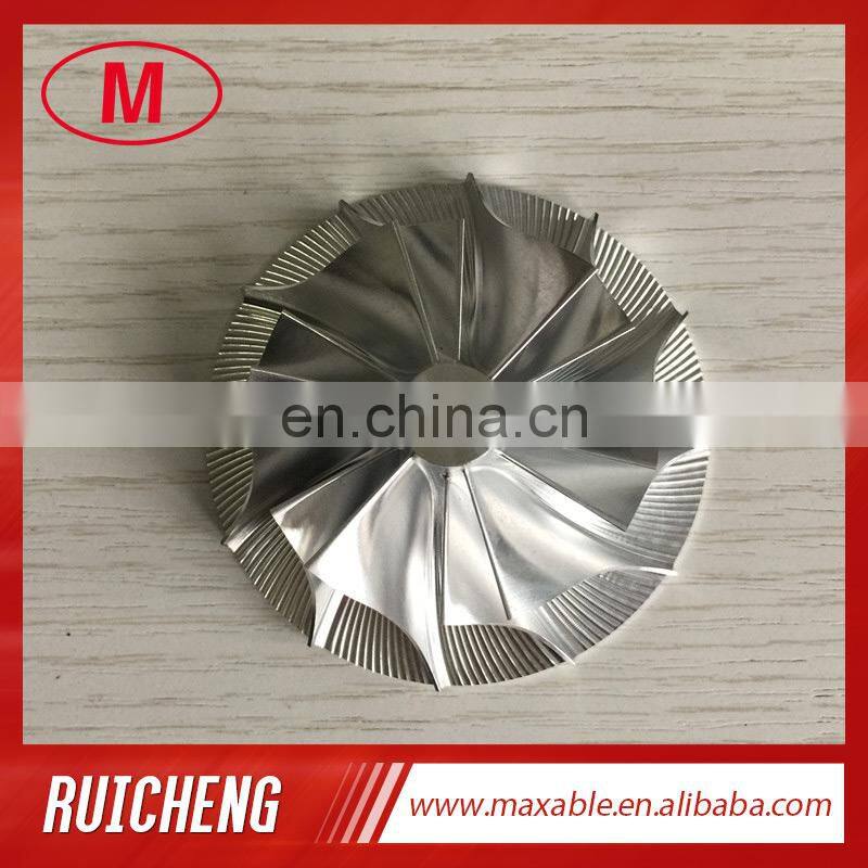 K16 forward 46.10/65.94mm 6+6 blades turbo milling/aluminum 2618/billet compressor wheel