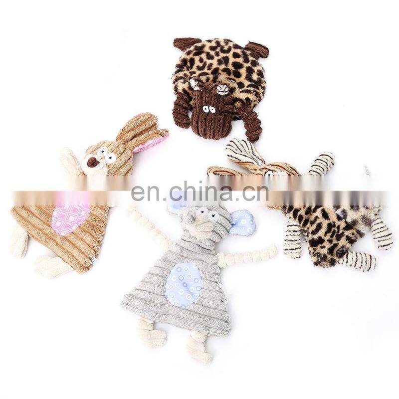 Wholesale New Design Cute Plush Dog Toys Durable Dog Chew Toys Cleaning Teeth Toys